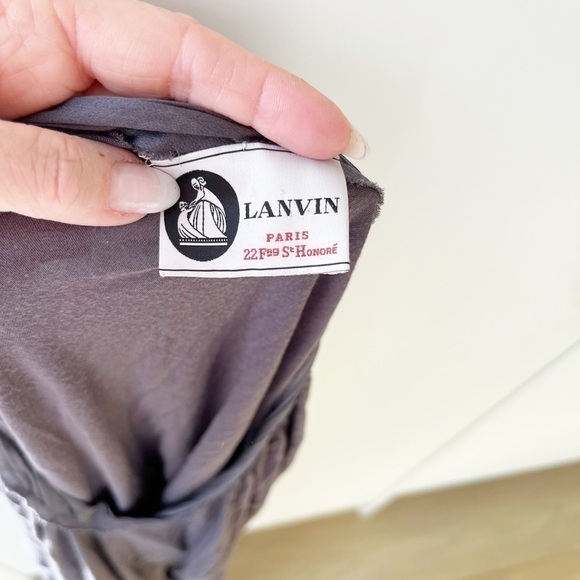 Lanvin Ruched Drape Dress - Picture 10 of 14